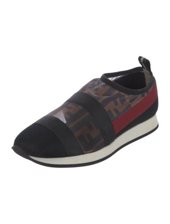 Fendi Zucca FF Logo Mesh Sneakers