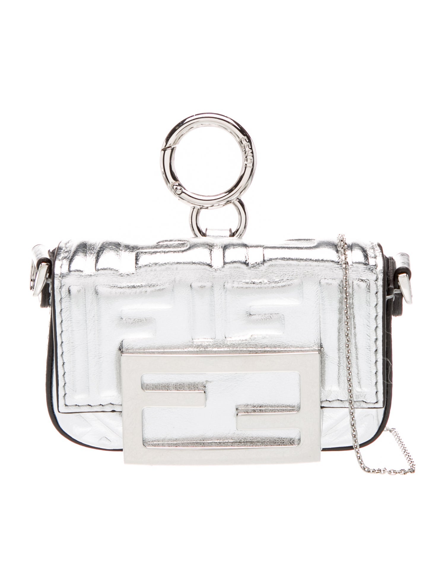 Fendi Leather Baguette Nano 2024