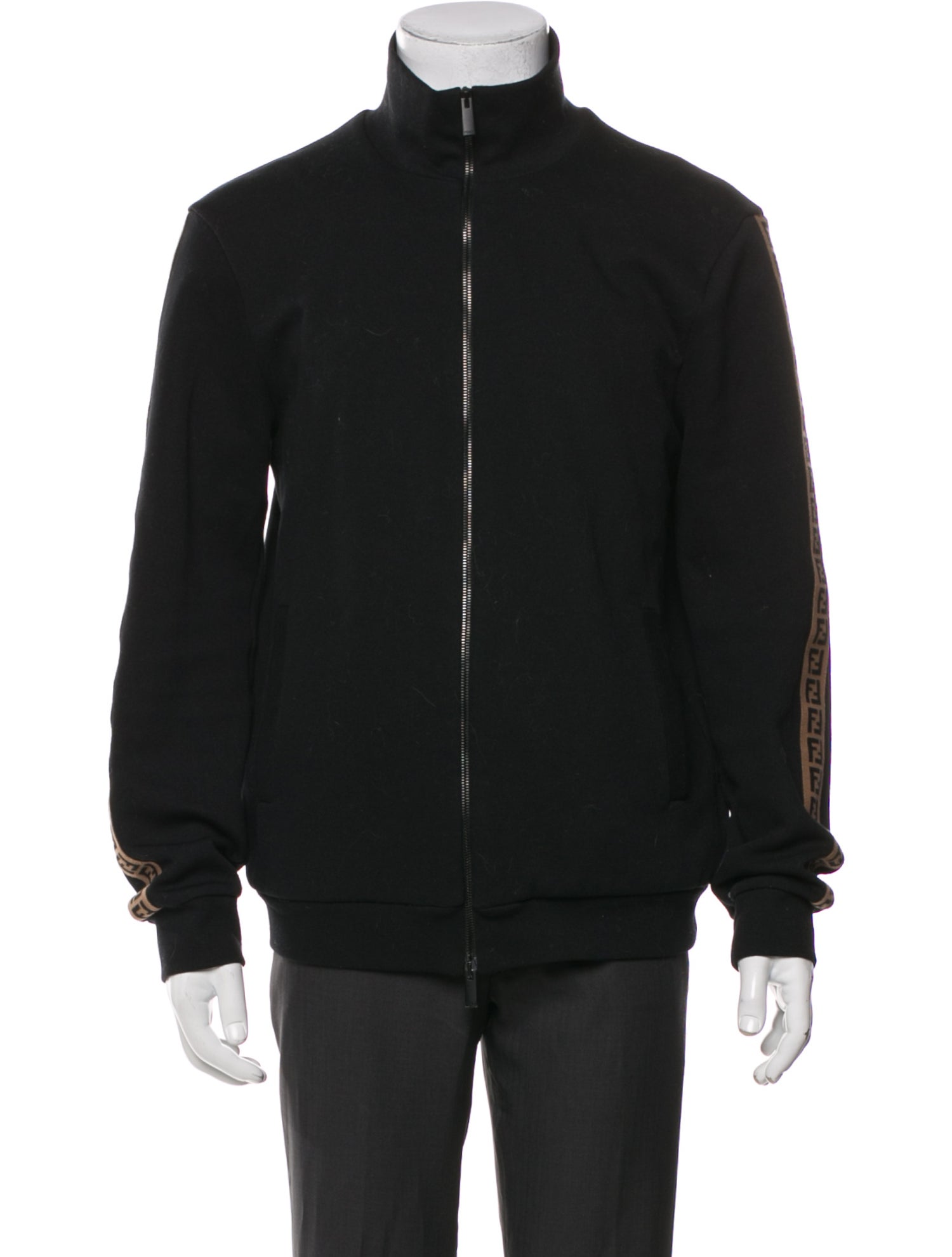 Fendi Zucca FF Logo Bomber Jacket