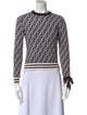 Fendi Printed Crew Neck Sweater
