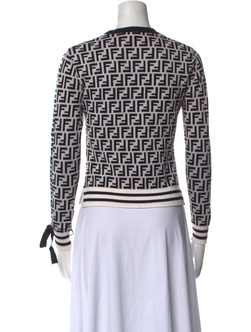 Fendi Printed Crew Neck Sweater