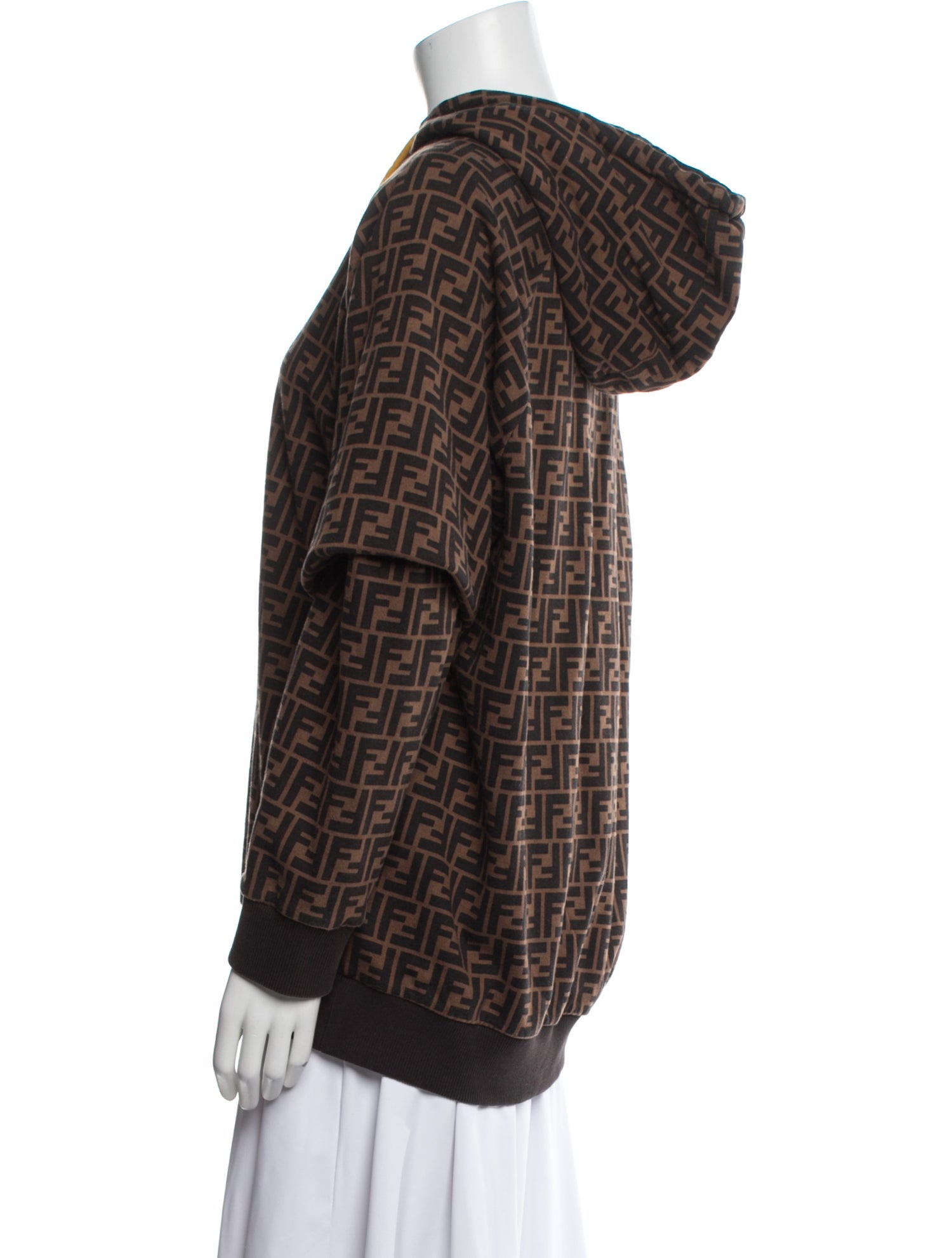 Fendi Printed Mock Neck Sweatshirt