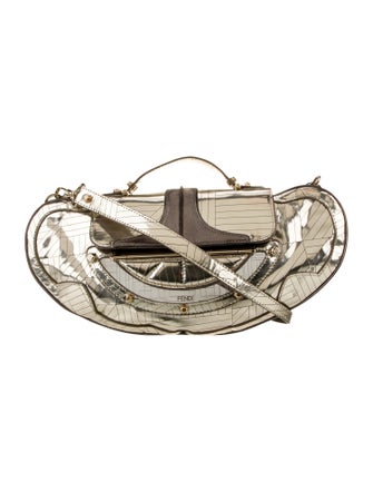 Fendi Patent Leather Top Handle Bag