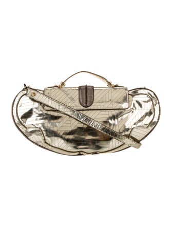 Fendi Patent Leather Top Handle Bag