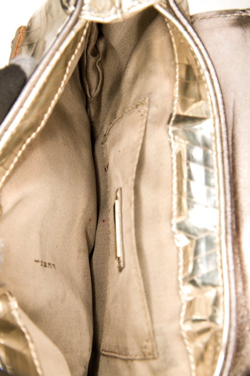 Fendi Patent Leather Top Handle Bag