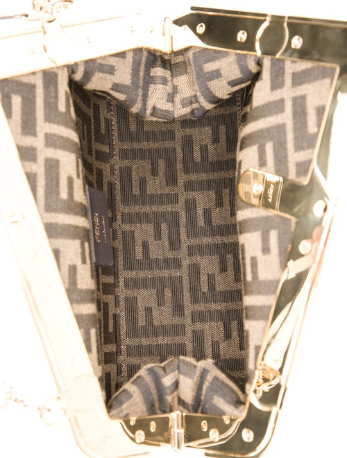 Fendi Ostrich First Ostrich Shoulder Bag Small