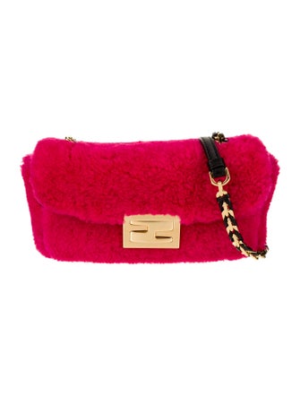 Fendi Shearling Baguette Mini