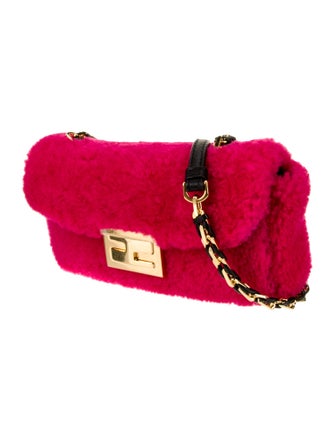 Fendi Shearling Baguette Mini