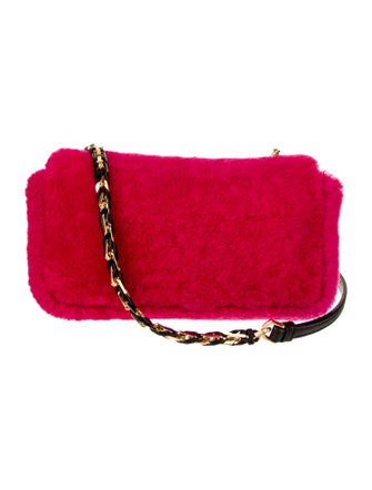 Fendi Shearling Baguette Mini