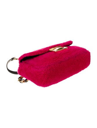 Fendi Shearling Baguette Mini