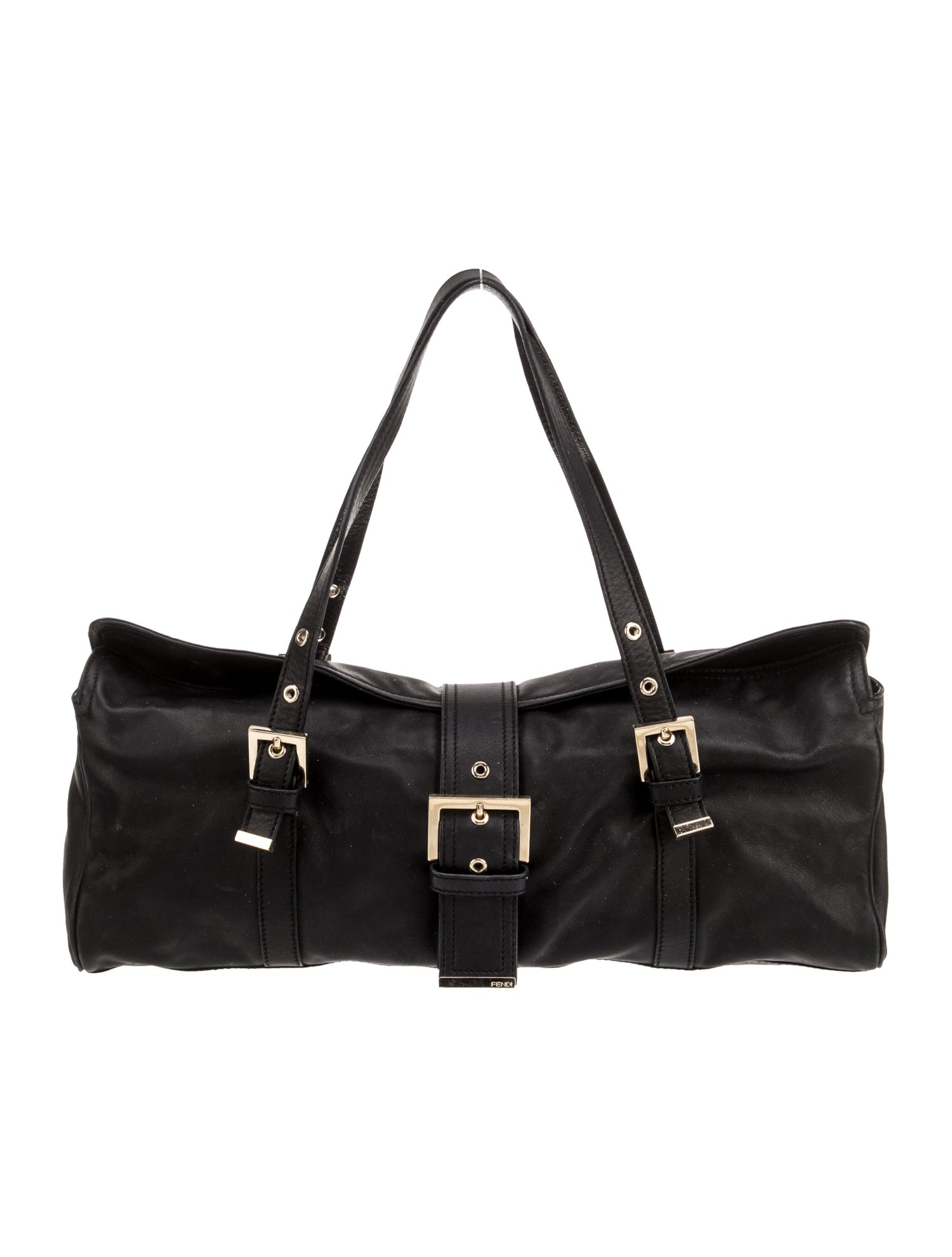 Fendi Zucchino FF Shoulder Bag