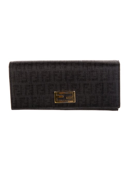 Fendi Zucchino FF Logo Wallet