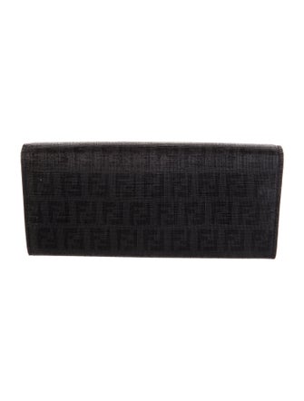 Fendi Zucchino FF Logo Wallet