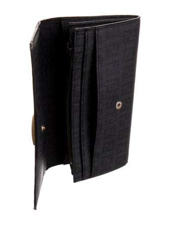 Fendi Zucchino FF Logo Wallet