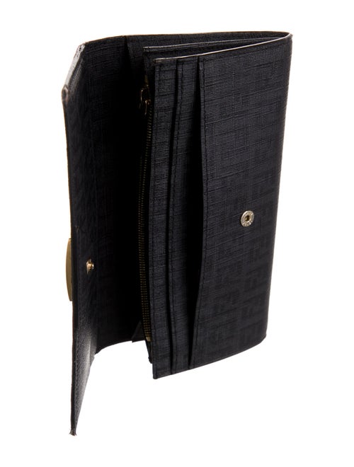 Fendi Zucchino FF Logo Wallet