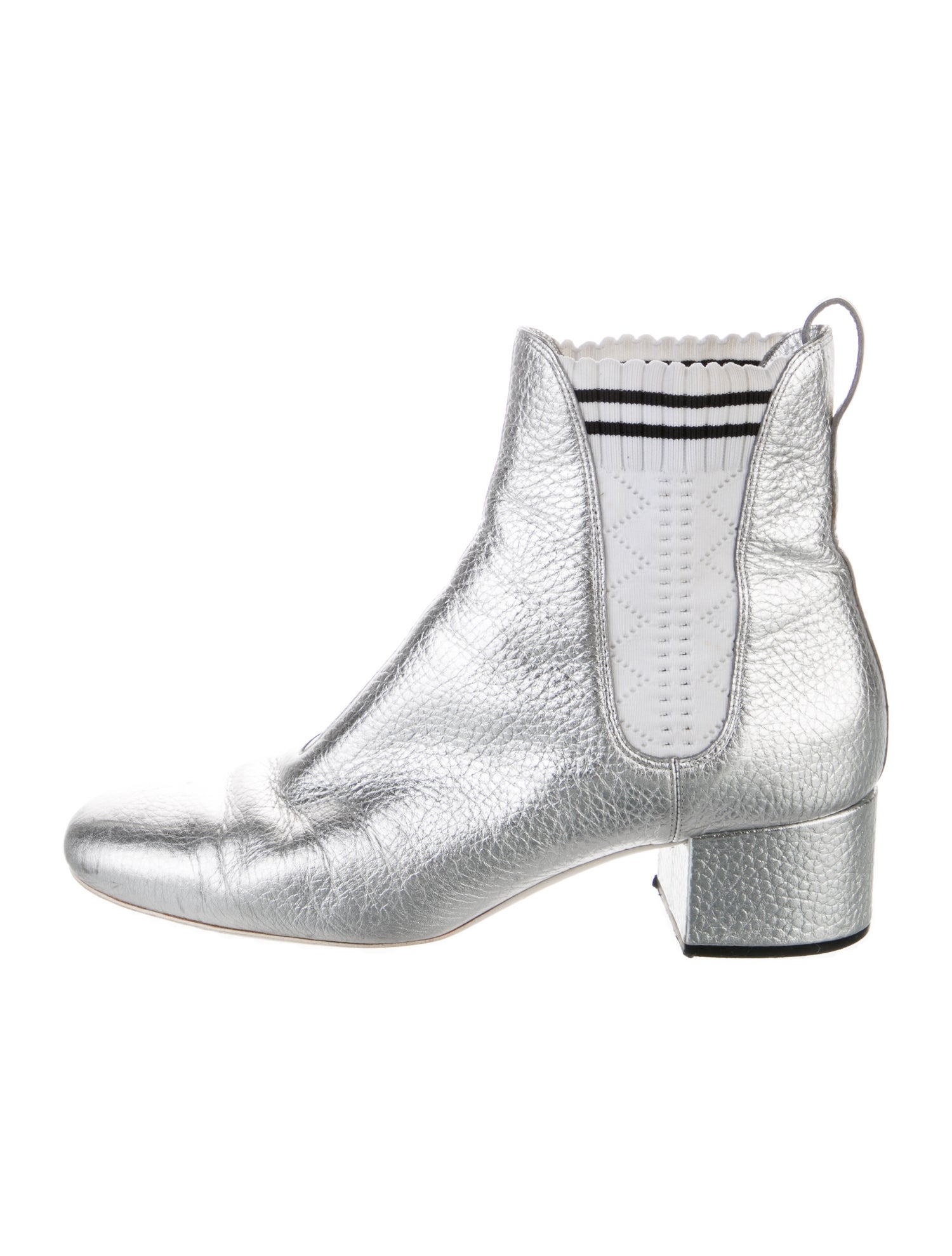 Fendi Leather Chelsea Boots