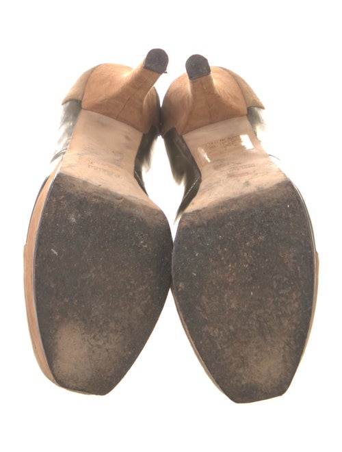 Fendi Zucca FF Logo Suede Pumps