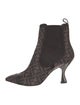 Fendi Zucca FF Logo Mesh Chelsea Boots