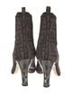 Fendi Zucca FF Logo Mesh Chelsea Boots