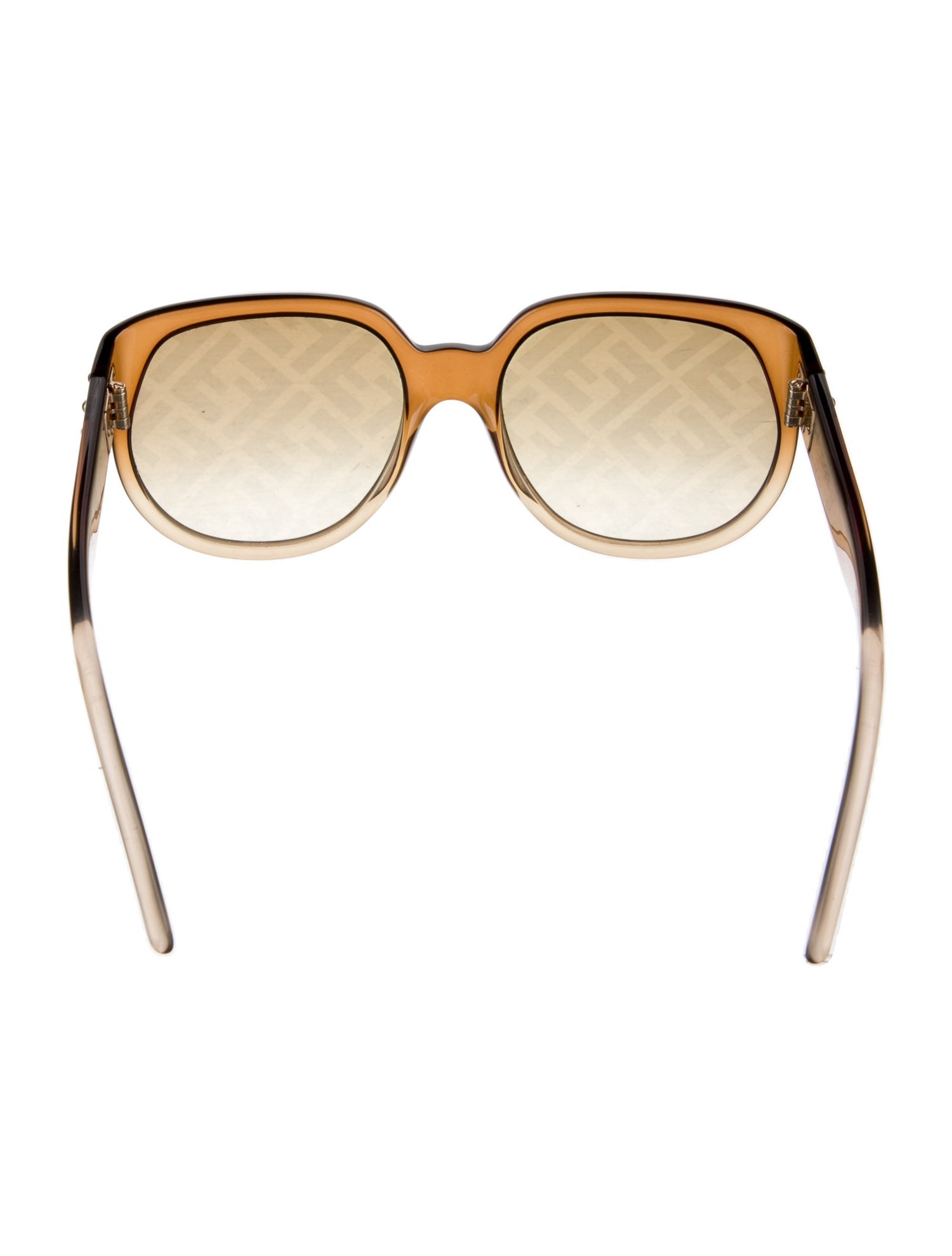 Fendi Zucca FF Logo Oversize Sunglasses