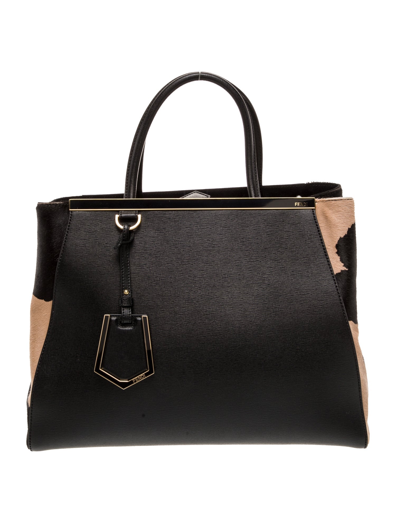 Fendi Leather Top Handle Bag
