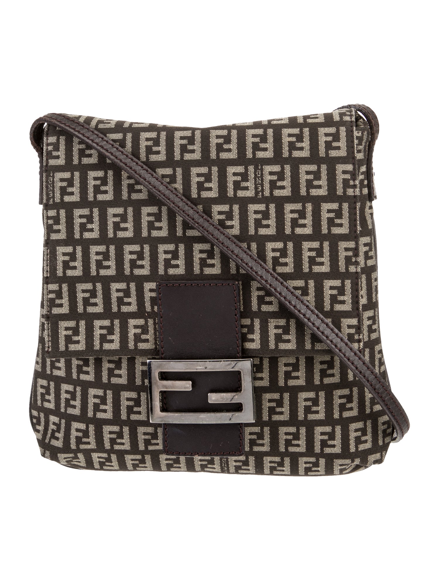 Fendi Zucca FF Messenger Bag