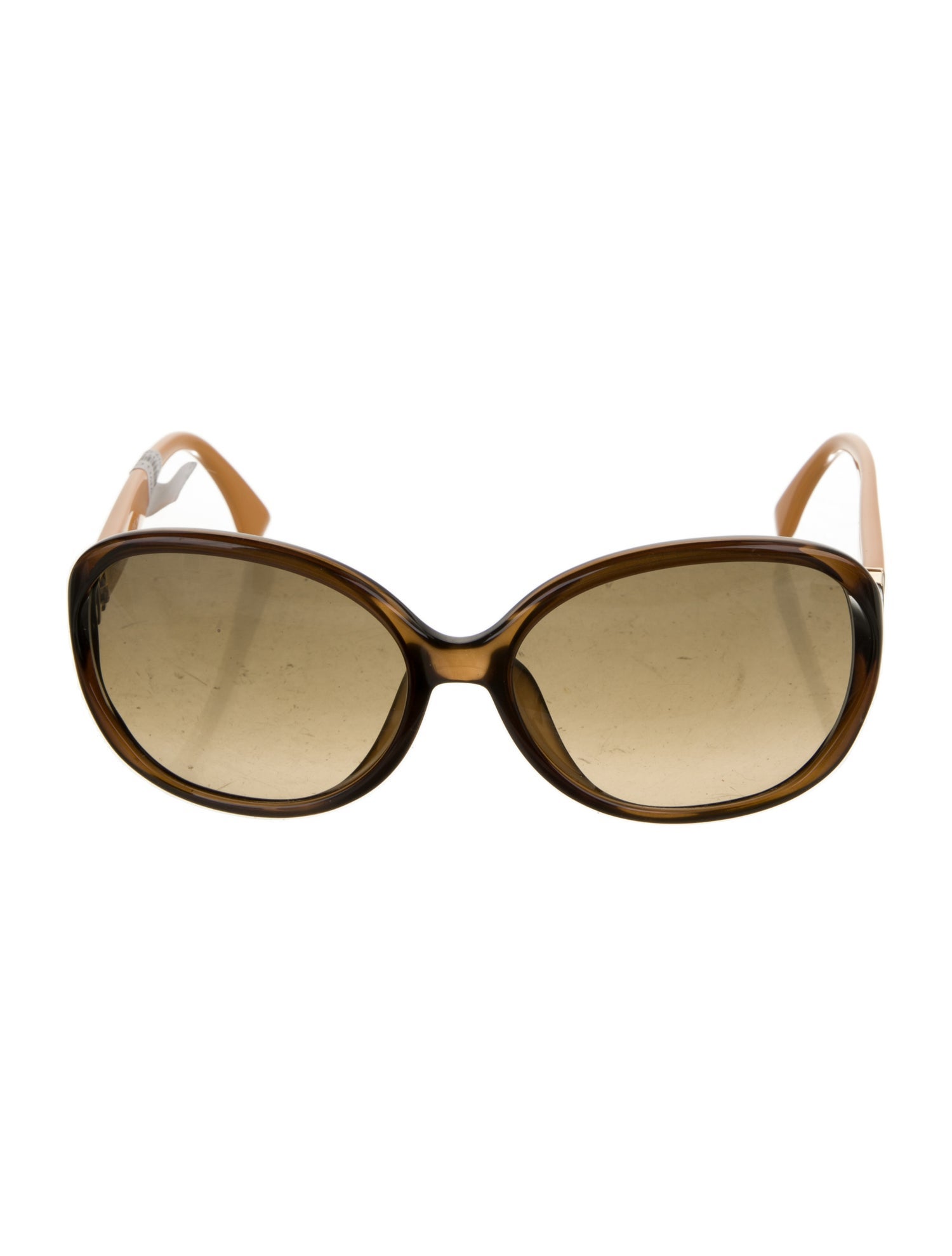 Fendi Zucca FF Logo Oversize Sunglasses