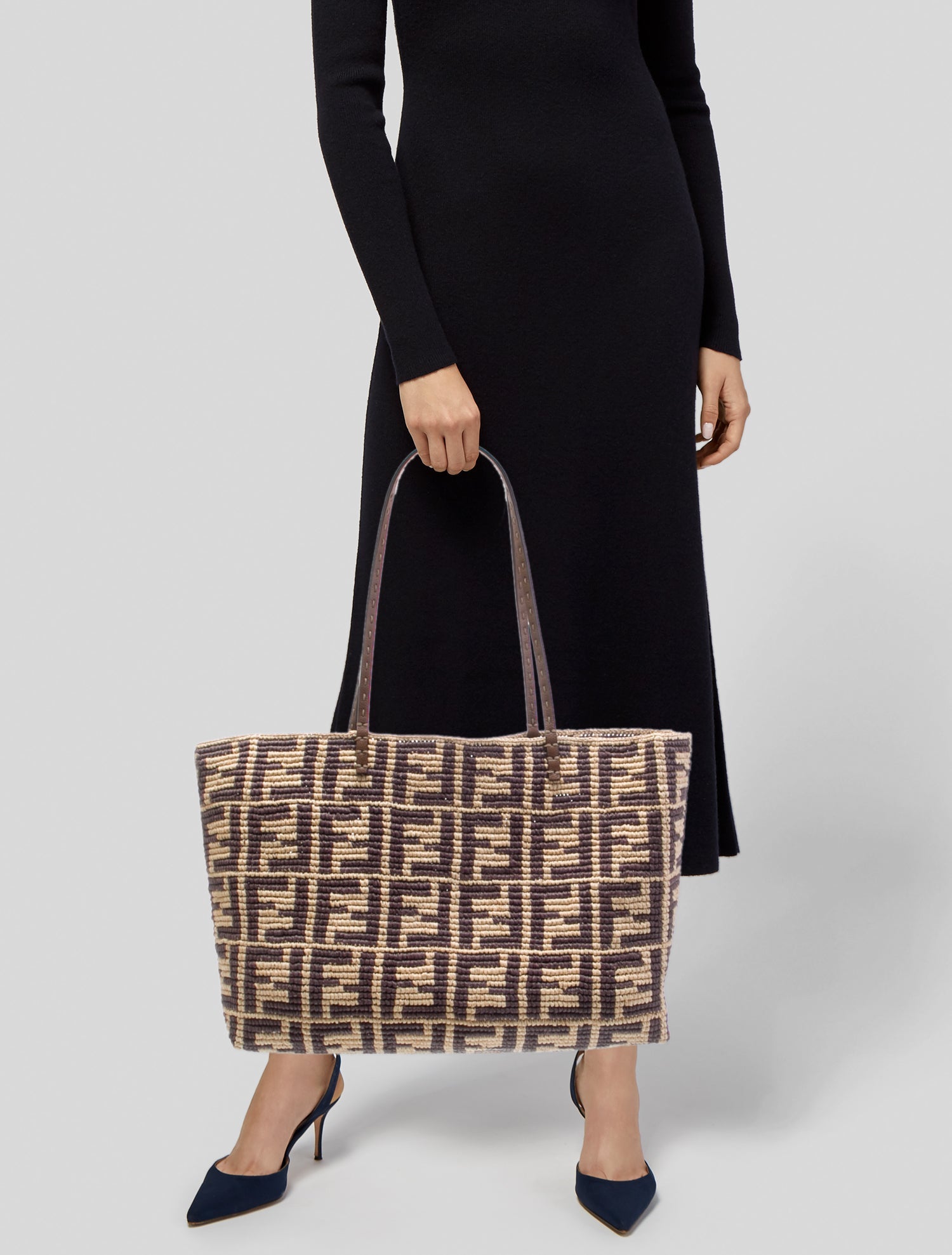 Fendi Zucca FF Roll Tote Large 2024