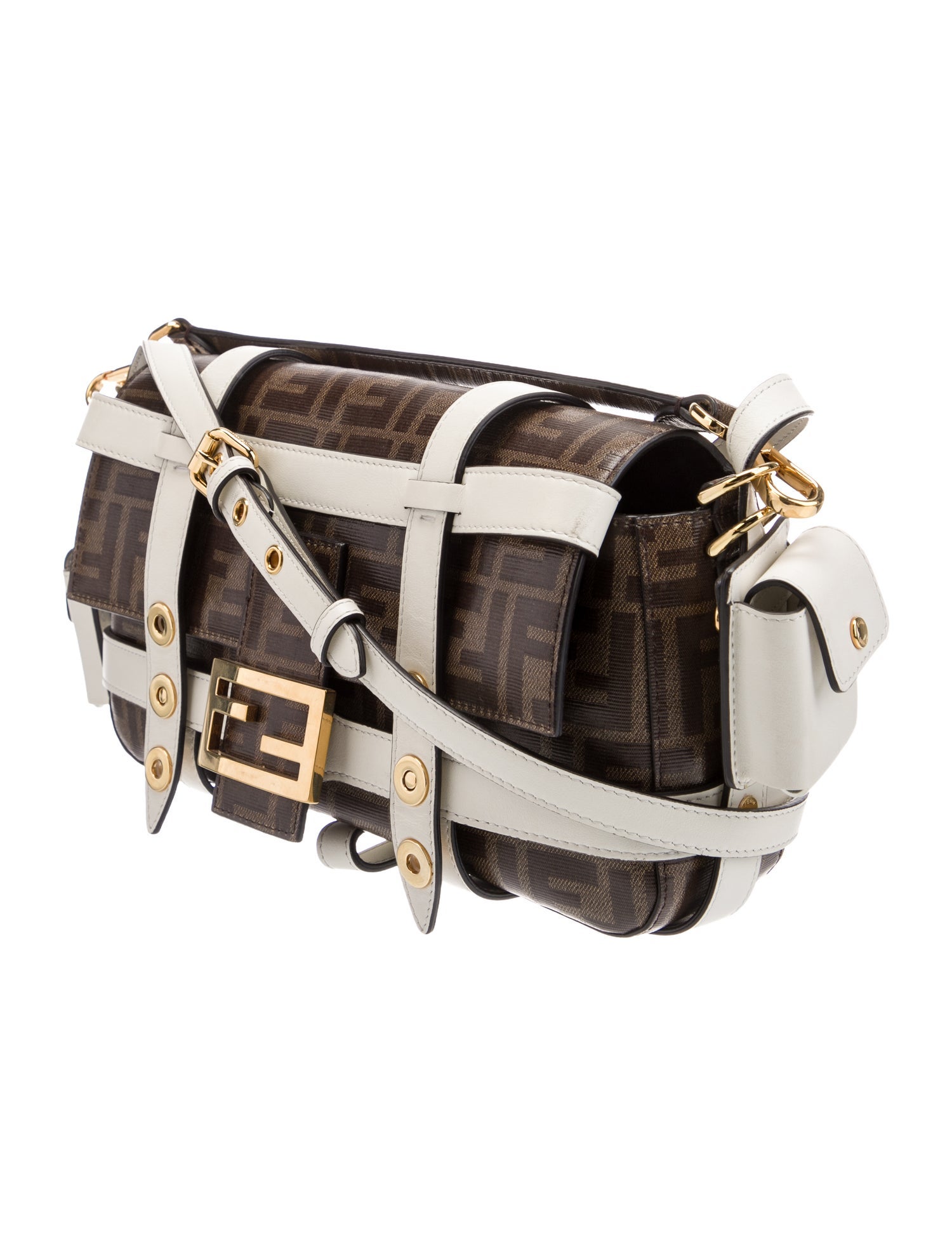 Fendi Zucca FF Top Handle Bag