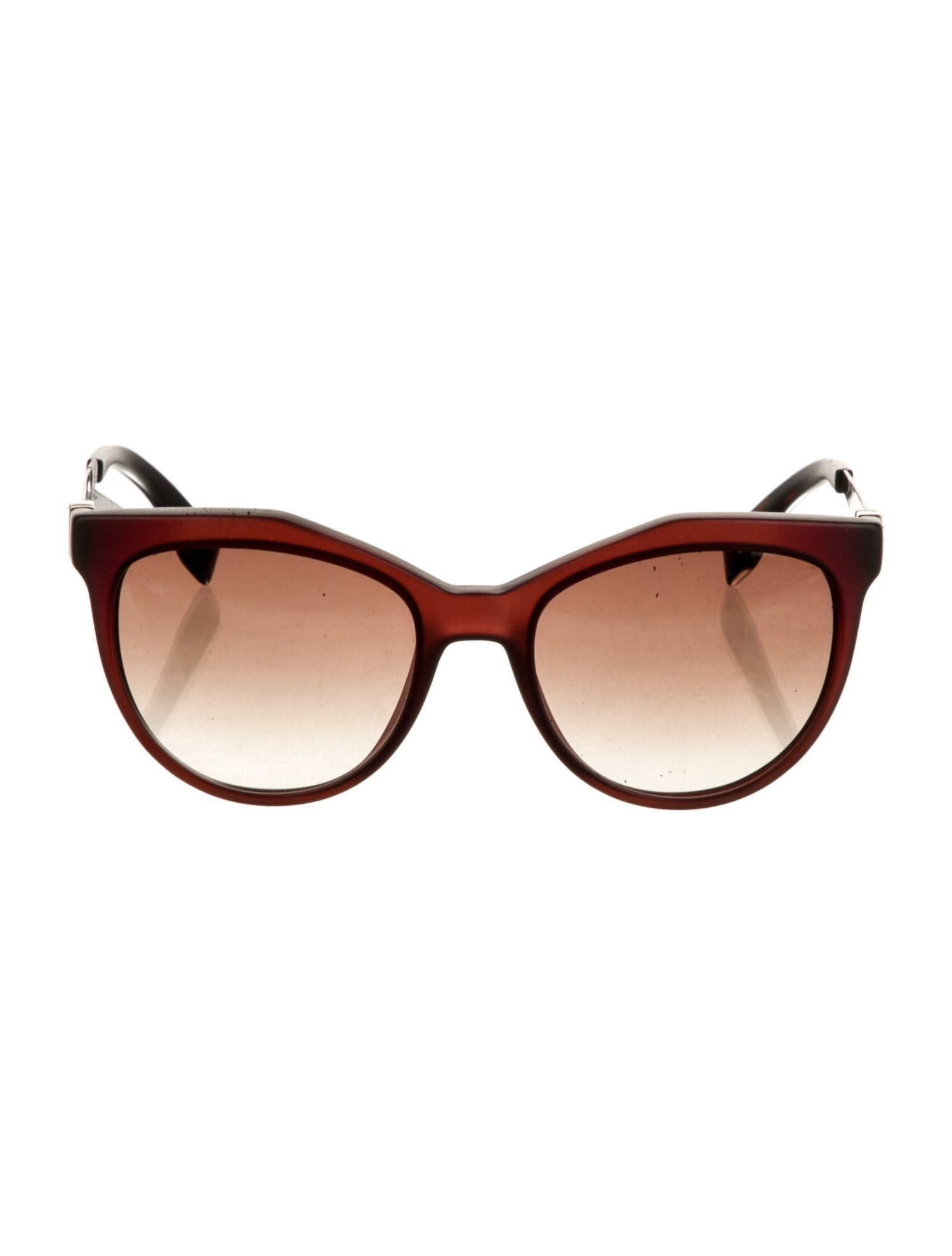 Fendi Zucca FF Logo Cat-Eye Sunglasses