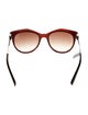 Fendi Zucca FF Logo Cat-Eye Sunglasses