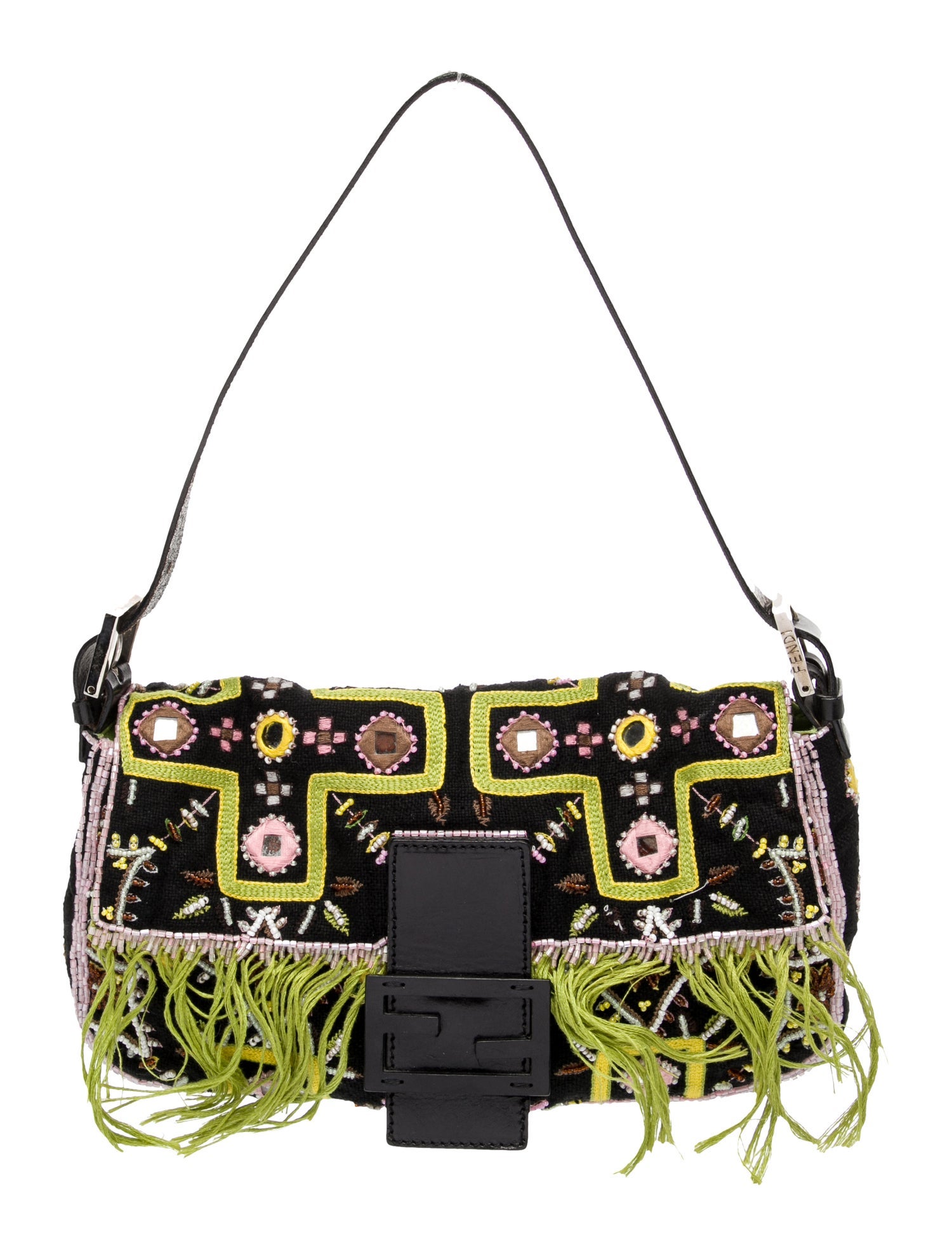 Fendi Canvas Baguette