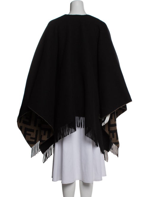 Fendi Printed Open Front Sweater