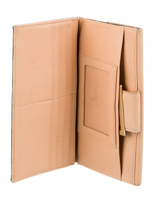 Fendi 2002 Zucchino FF Logo Continental Wallet