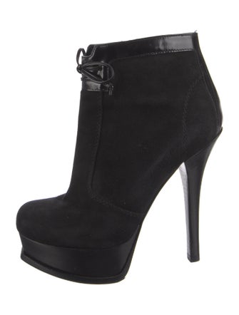 Fendi Suede Bow Accents Boots