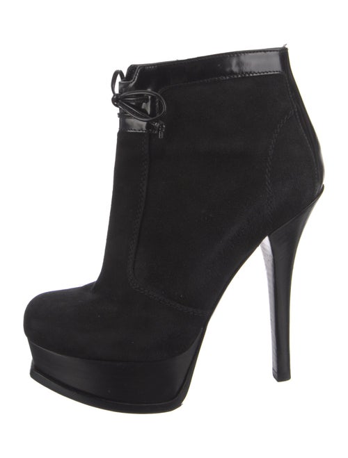 Fendi Suede Bow Accents Boots