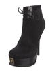 Fendi Suede Bow Accents Boots