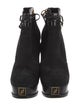 Fendi Suede Bow Accents Boots