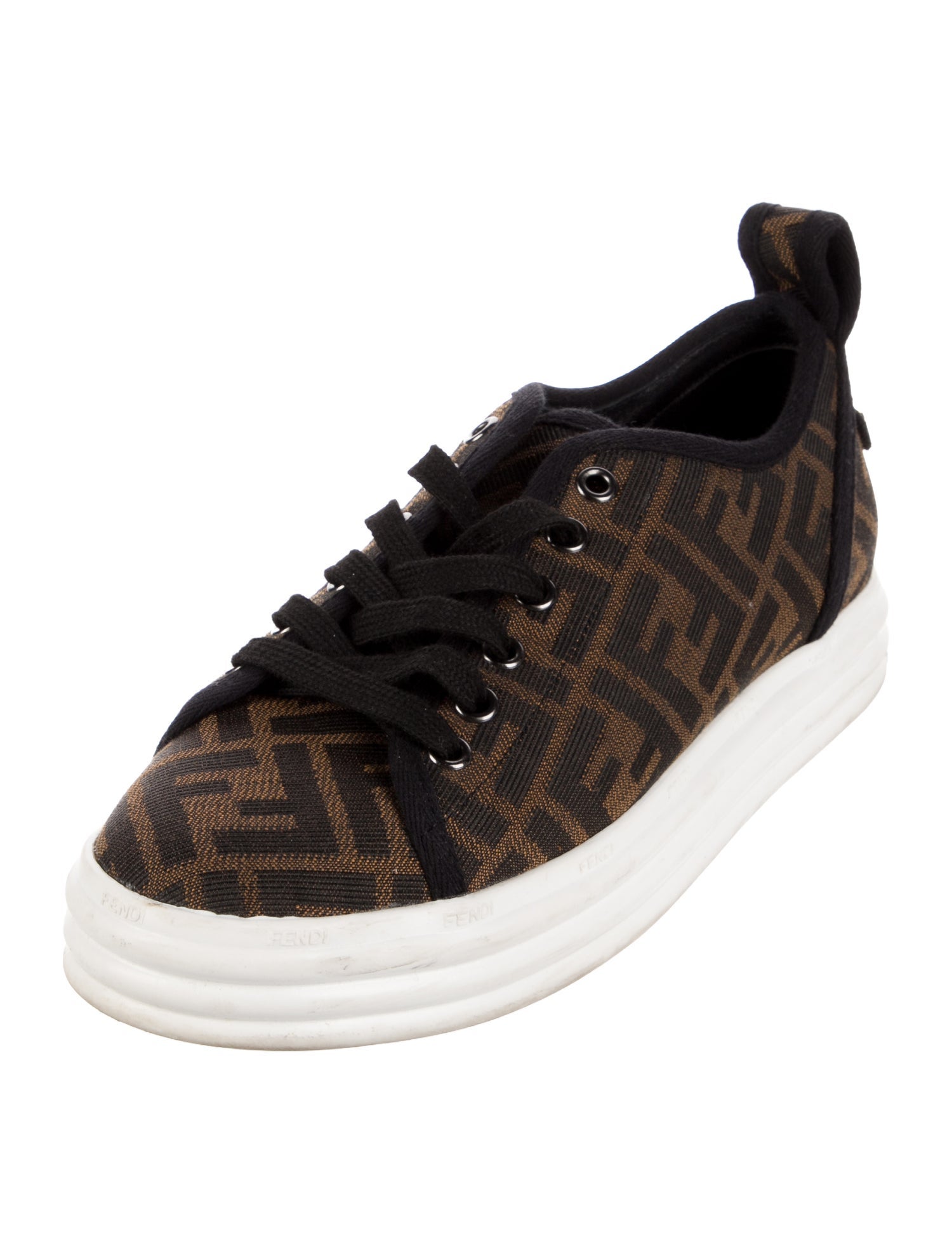 Fendi Zucca FF Logo Printed Sneakers