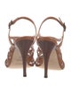 Fendi Leather Slingback Sandals