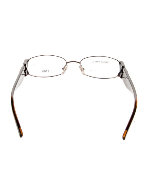 Fendi Zucca FF Logo Round Eyeglasses