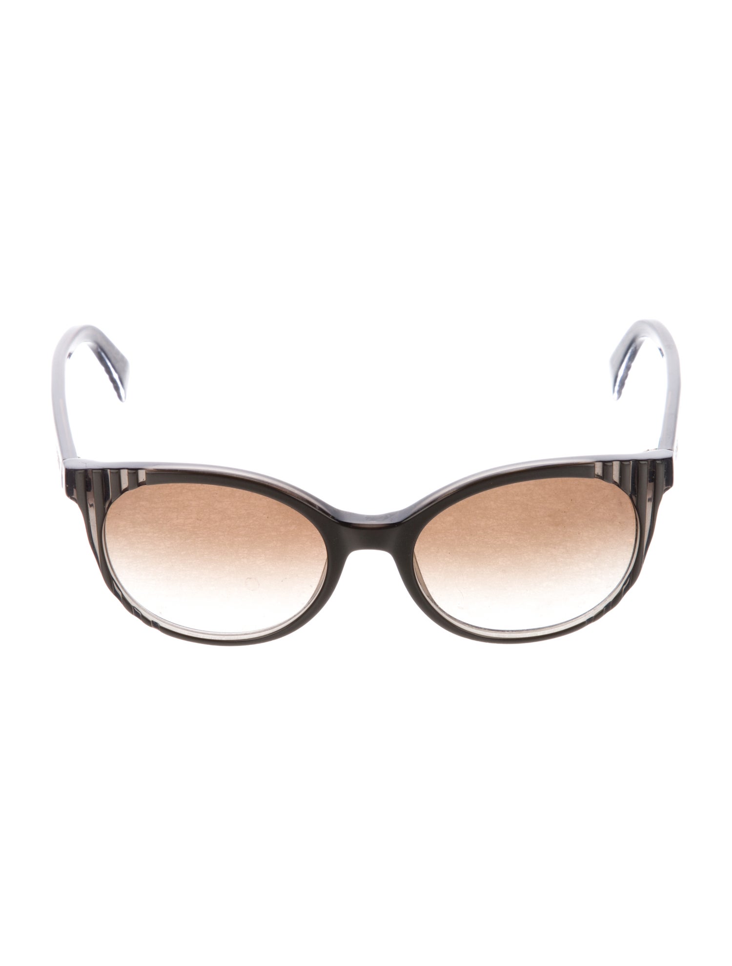 Fendi Round Gradient Sunglasses