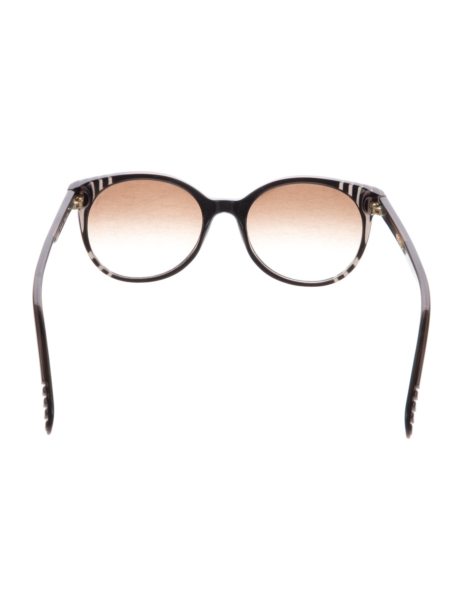 Fendi Round Gradient Sunglasses