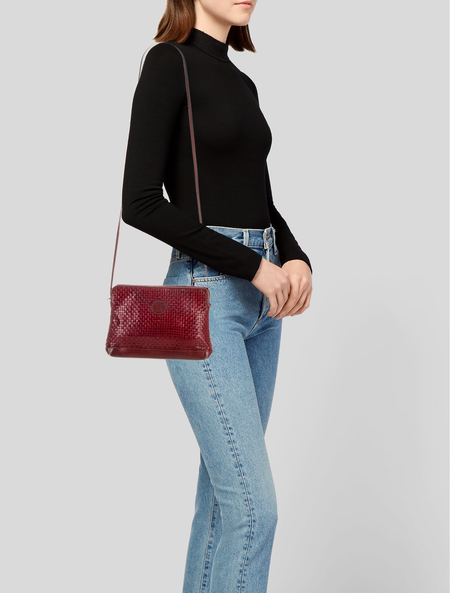 Fendi Leather Crossbody Bag