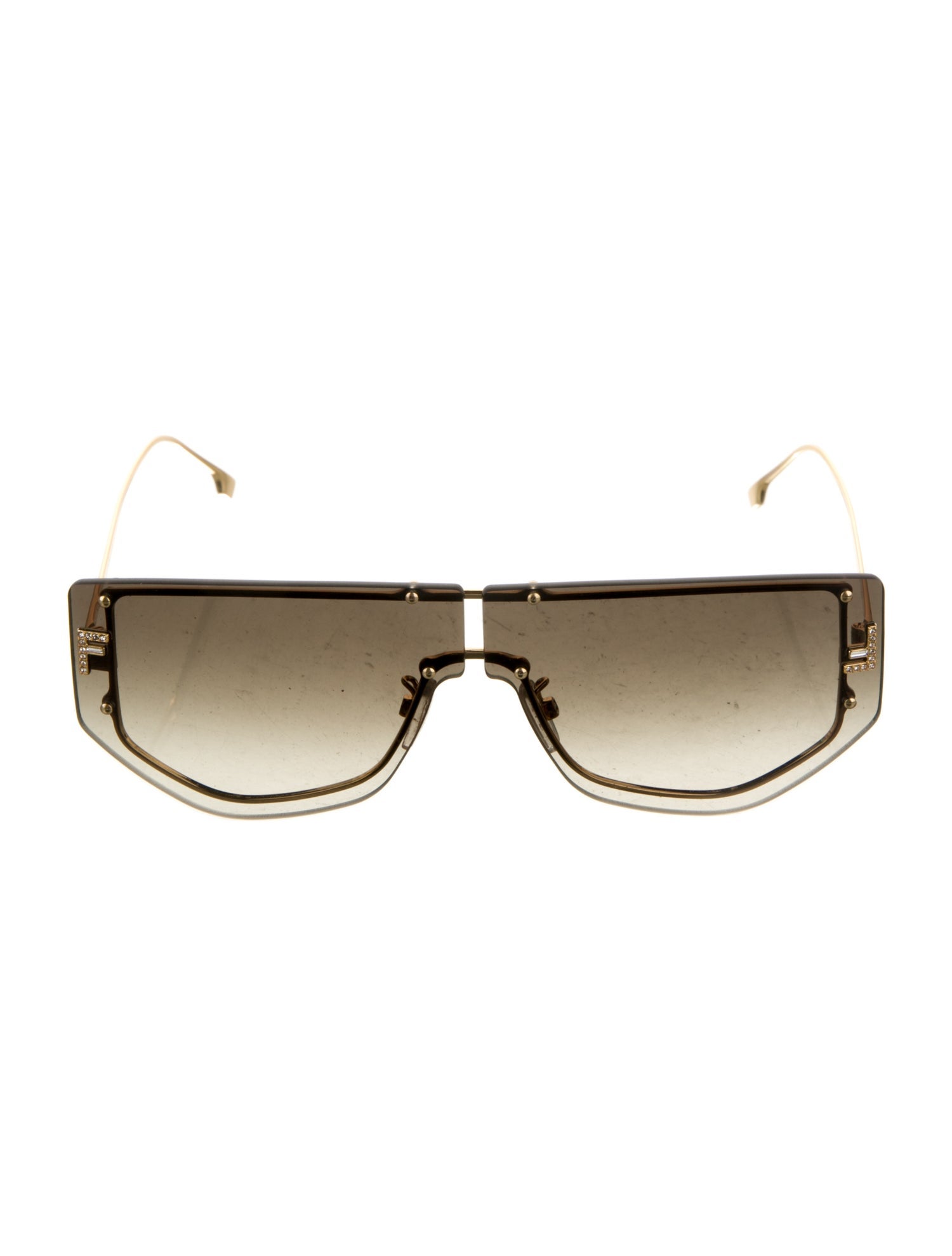 Fendi Shield Gradient Sunglasses