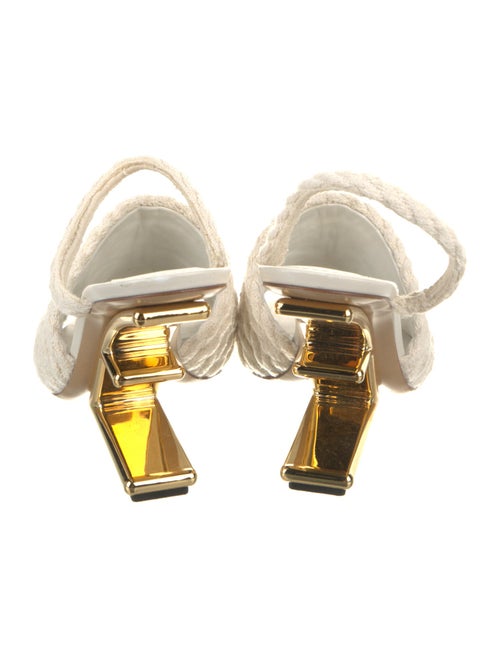 Fendi Patterned Braided Accents Slides