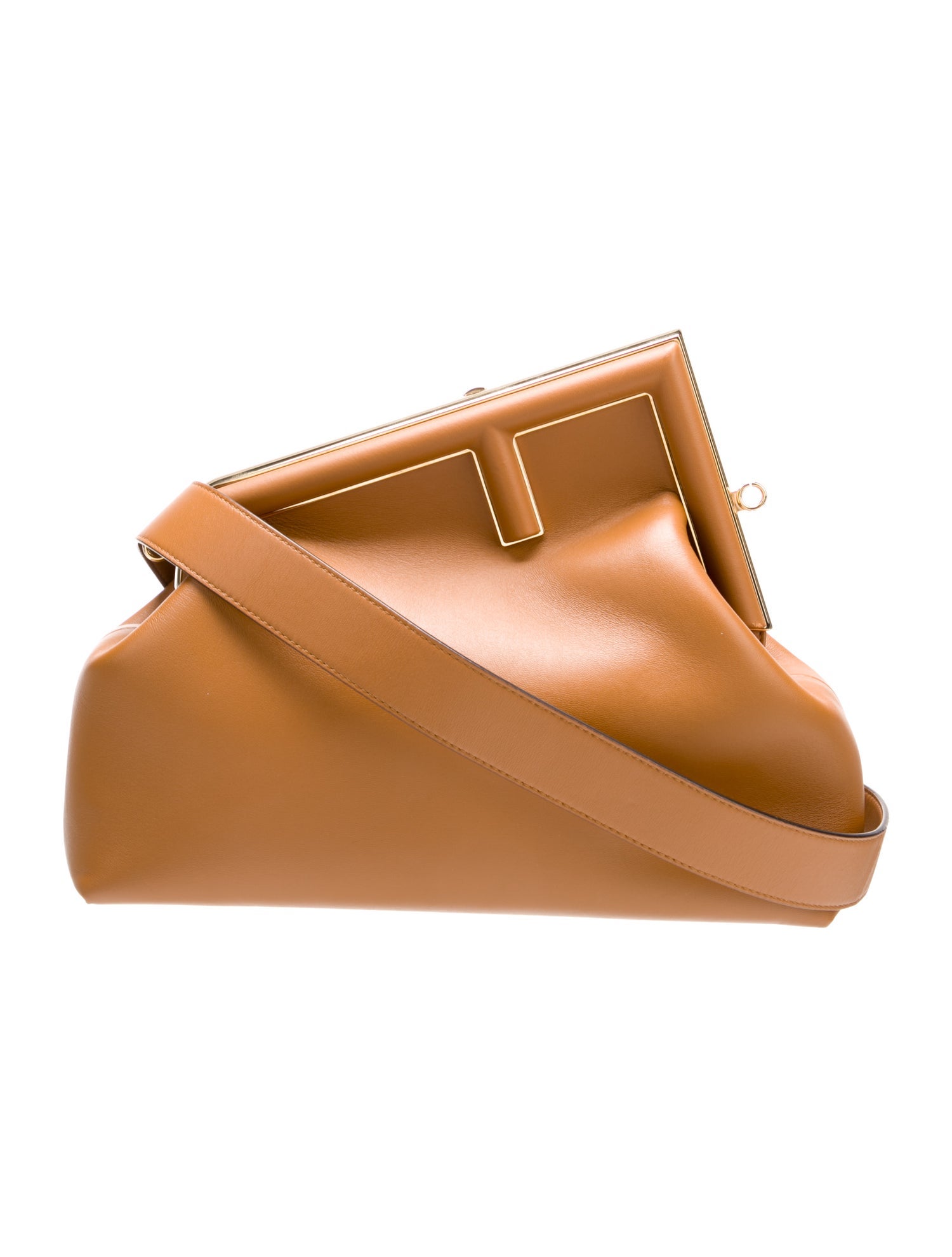 Fendi Leather First w/ Strap & Chain Medium