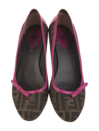 Fendi Zucca FF Logo Printed Pumps