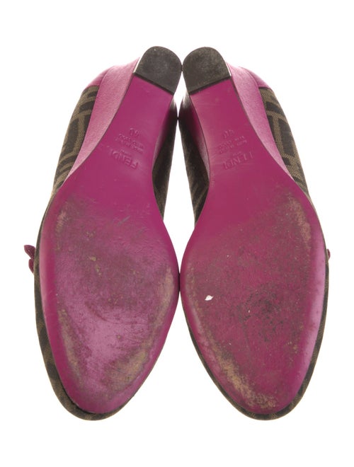 Fendi Zucca FF Logo Printed Pumps