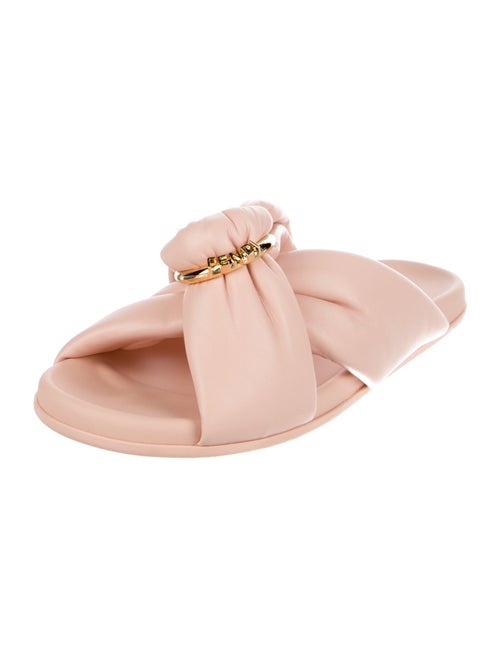 Fendi Leather Slides